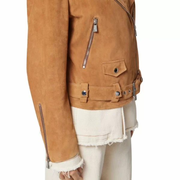 Women’s Brown Suede Jacket - Image 4