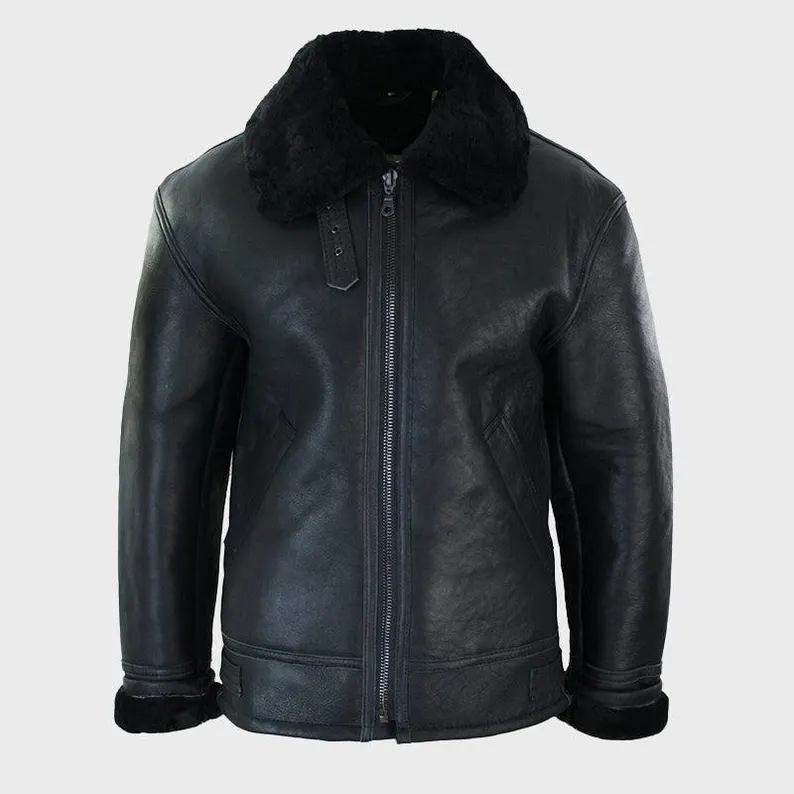 Mens-Black-Shearling-Leather-Jacket-with-Turn-Down-Collar-Winter-Warm-Jacket.webp